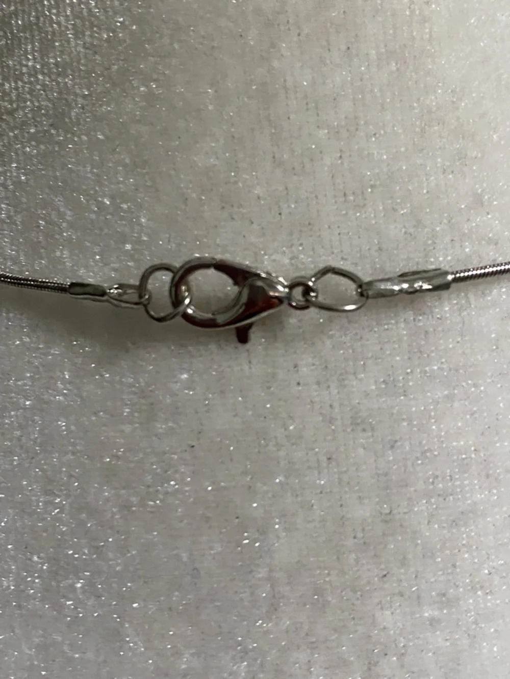 Slinky Silver Snake Chain Necklace Tarnish Resistant Liquid Silver Minimalist